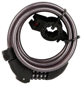 10mm X 1.8m Combinazione Bicicletta Blocco Con Luce LED - 66727 - Foto 1 di 3