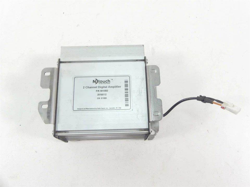 2015 Victory Cross Country 8 Ball Front Ntouch 2 Channel Amp Amplifier 4014352 - Image 1 of 4
