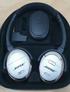Bose QuietComfort 3 QC3 noise cancelling headphones.