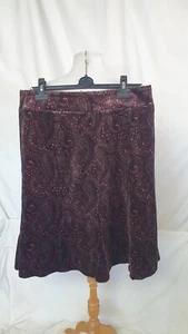 Women Skirt, David Nieper, UK 16, EU 42, Paisley, 27" Length, 34" Waist, 5042 - Picture 1 of 5