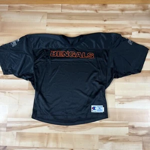 Vtg Cincinnati Bengals Jersey Men XL Champion NFL Made in USA Rare 80s 90s No # - Picture 1 of 10