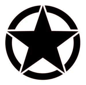 Army Star Decal Military Vinyl Sticker PICK COLOR SIZE Car Truck Window Bumper - Picture 1 of 7