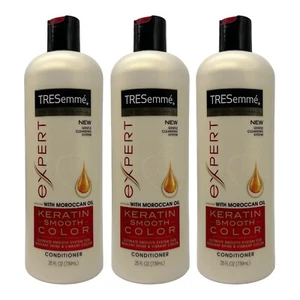 3 Pack Tresemme Expert Keratin Smooth Color Moroccan Oil Conditioner 25 oz RARE - Picture 1 of 9