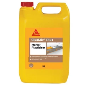 2 x SikaMix Plus - Mortar Plasticiser Chloride Free Brown 25 Litre - Picture 1 of 4