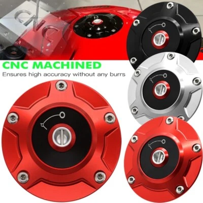 Tapa del tanque de combustible con llave para DUCATI Panigale V2 V4S V4R Streetfighter V4 S Foto 1 de 4