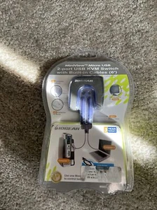 NEW Sealed IOGEAR MiniView Micro 2-port PS/2 KVM Switch Built Cables Model GCS52 - Picture 1 of 2