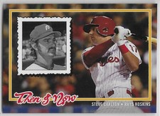 2018 Topps On Demand 1978 #TN3 Rhys Hoskins Steve Carlton Phillies HOF PR 408?