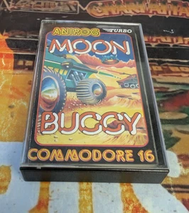 Moon Buggy (Anirog 1985) Commodore C16 / +4 (Tape Manual Box) works 8-bit - Picture 1 of 2