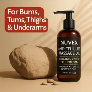 + NUVEX Anti-Cellulite Massage Oil - Smooth, Firm & Revitalize Your Skin! - Picture 1 of 8