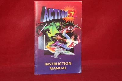 Manual Only. Action 52 (Sega Genesis 1993) Authentic Instruction - Image 1 of 3