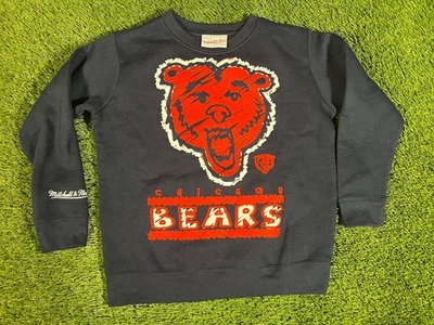 Nuevo Chicago Bears Auténtico Retro NFL Fútbol Juvenil Mediano Pullover Sudadera Foto 1 de 4