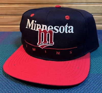 Vintage Minnesota Twins MLB Snapback Cap Hat Twins Enterprises Inc. NWT! - Image 1 of 4