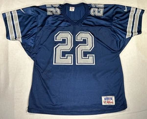 Vintage Dallas Cowboys #22 Emmitt Smith Team NFL Wilson Trikot Made In USA XXL - Bild 1 von 16
