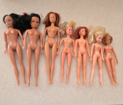 VTG 60s/70s Mixed Lot Of 7 Dolls-Hasbro Farrah-Mego Corp Waltons Mom-Ideal Jody - Image 1 of 4