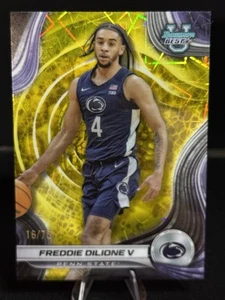 2024-25 Bowman's Best U Freddie Dilione Yellow Lazer Refractor /75 #73 - Picture 1 of 2