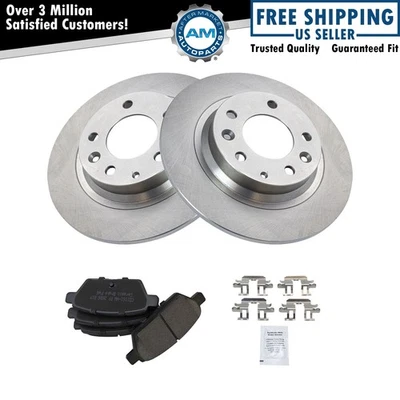 Kit de pastillas de freno y rotor de cerámica trasera para Fusion Milan Mazda6 Zephyr MKZ Foto 1 de 4