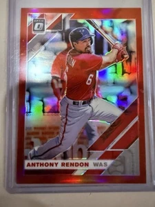 2019 Panini Donruss Optic - Anthony Rendon #180 Red Prizm /60 - Picture 1 of 2