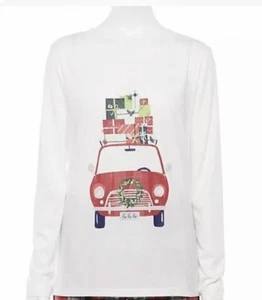Jammies For Your Families Pajama Top Womens Sz Large Gift Package In Truck Motif - Picture 1 of 9