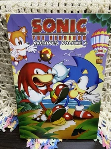SONIC THE HEDGEHOG ARCHIVES 4 ARCHIE TPB CÓMIC SEGUNDA IMPRESIÓN 2009 NUEVO - Imagen 1 de 6