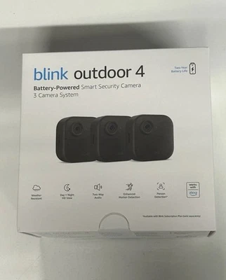 Blink Outdoor 4 - Battery-Powered Smart Security 3-Camera System - Image 1 of 4