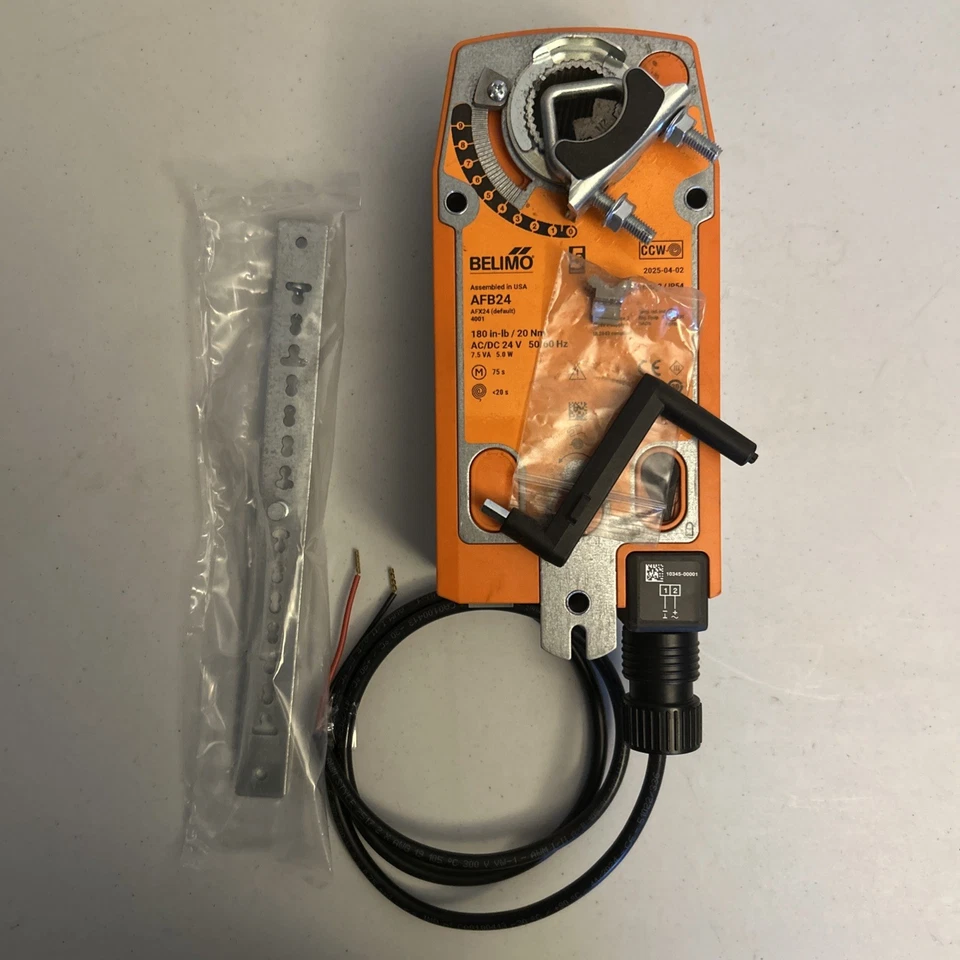 Actuador amortiguador Belimo AFB24 180 in-Lb 20Nm retorno de resorte AC/DC 24V Foto 1 de 1