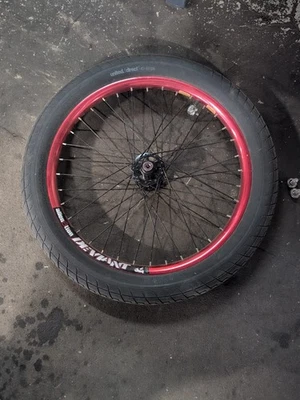 Alienation Deviant Alloy  20” Front Rim red 406 x 30mm 36 Spoke No Brake - Image 1 of 4