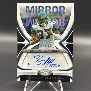 2021 Panini Certified Mirror AUTO Shaun Alexander #MS-SA Seahawks /50 - Picture 1 of 3