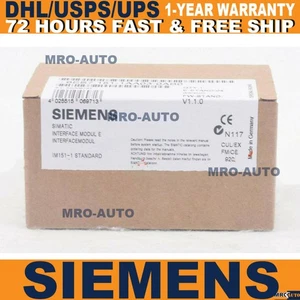 New Siemens INTERFACE MODULE FOR ET200S 6ES7151-1AA03-0AB0 6ES7 151-1AA03-0AB0 - Picture 1 of 3