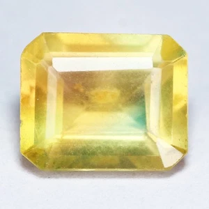 3.24Ct Octagan 9.6X8.2 MM Bi Color Brazil Natural Natural Bi-color Fluorite - Bild 1 von 5
