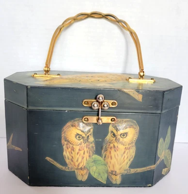 Cartera Octágona 3D Palm Beach Originals De Colección Annie Laurie, Búhos Foto 1 de 4