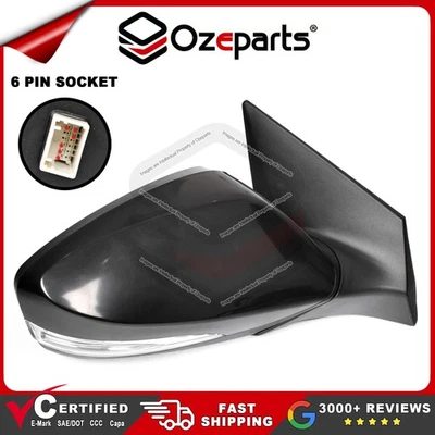 RH Right Hand Electric Door Mirror (6 Pin w/ Heat) For Hyundai Elantra 2011~2013 - image 1 of 4