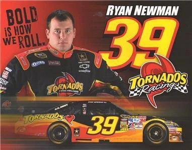 RYAN NEWMAN 2010 TORNADOS #39 SPRINT CUP POSTCARD NEW Cover