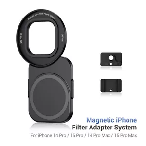 JJC Magnetic 67mm Lens Filter Mount Plate for iPhone 16 15 14 Pro Max Magsafe - Picture 1 of 12