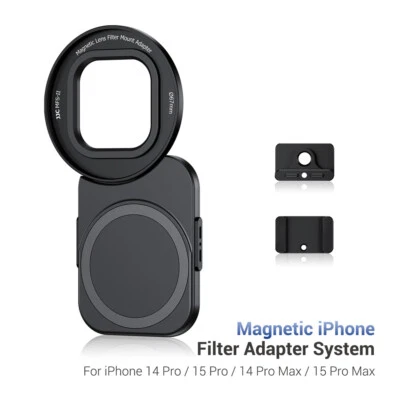 JJC Magnetic 67mm Lens Filter Mount Plate for iPhone 17 16 15 14 Pro Max Magsafe - image 1 of 4