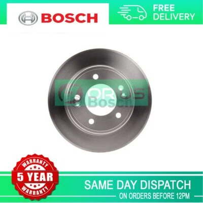 Fits Hyundai i30 Kia Cee'D Pro + Other Models Bosch Rear Brake Disc - Image 1 of 4