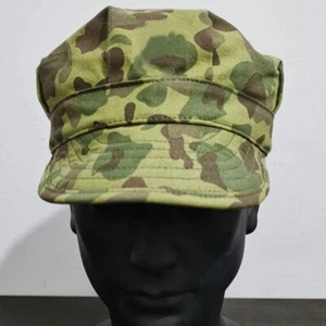 Gorra Sombrero Pacífico Octagonal Ejército de EE. UU. Segunda Guerra Mundial Talla M - Imagen 1 de 4