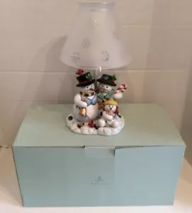 Partylite Snowbell Family Teelichtlampe Schneemannfamilie #2 P7866 Neu im Karton - Bild 1 von 11
