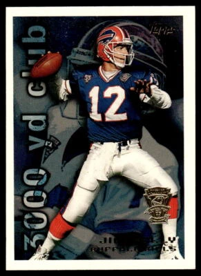 Jim Kelly 1995 Topps #41 Carolina Panthers Foil Stamp Buffalo Bills Football - Image 1 of 2