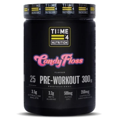 Time 4 Pre-Workout Ultra High Strength Pre Workout - Energy, Pump, Zero Sugar - Image 1 of 4