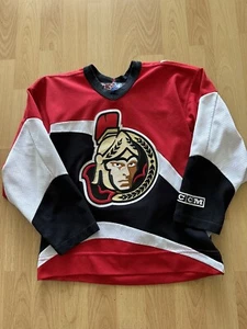 Vintage 90s Boys CCM Ottawa Senators Jersey Size Small RARE - Picture 1 of 11
