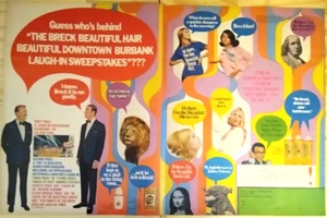 Breck Laugh-In Gewinnspiel "bet your bippy" Printanzeige 1969 - Bild 1 von 3