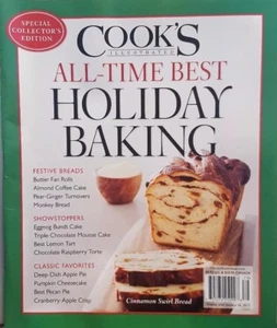 Cook's Illustrated All Time Best Holiday Baking 2016 FREE SHIPPING CB - Picture 1 of 1