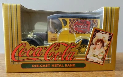 1993 Ertl 1923 Chevrolet Panel truck Coca Cola 1:25 scale coin bank - Image 1 of 4
