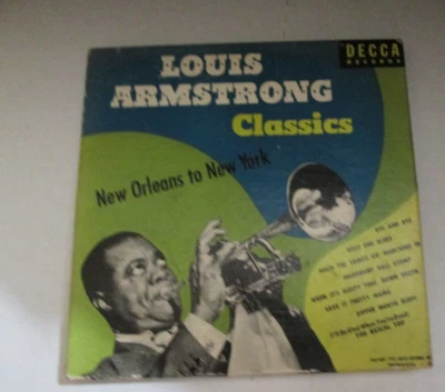 Louis Armstrong Classics New Orleans to New York 4 Record 45 BOX SET EXCELLENT - Image 1 of 4