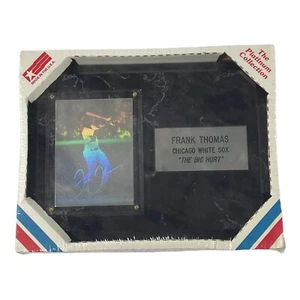 1993 Frank Thomas Plaque Hologram Card Chicago White Sox NEW SEALED - Bild 1 von 6