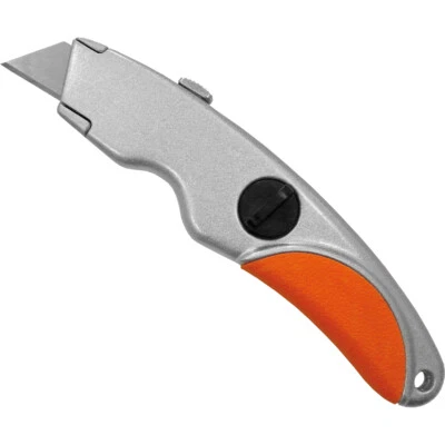 Cuttermesser 18mm Cutter Teppichmesser Messer + 5 Ersatzklingen Kartonmesser - Bild 1 von 2