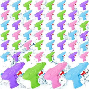 24 Pcs Water Gun Mini Colorful Squirt Toys Pool Party Favors Plastic Gun Bulk - Picture 1 of 7