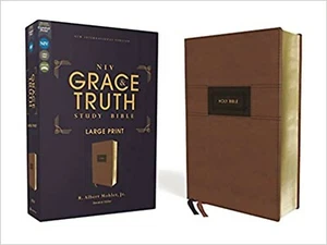 NIV the Grace and Truth Study Bible Large Print Leathersoft, Brown BRAND NEW!!! - Picture 1 of 4