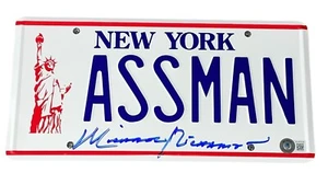 Autógrafo firmado por Michael Richards "Seinfeld" Assman NY matrícula Beckett BAS - Imagen 1 de 4