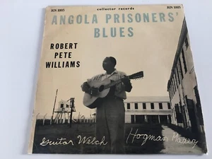ROBERT LEE WILLIAMS ANGOLA PRISON BLUES W/ BOOKLET vinyl lp - Foto 1 di 4